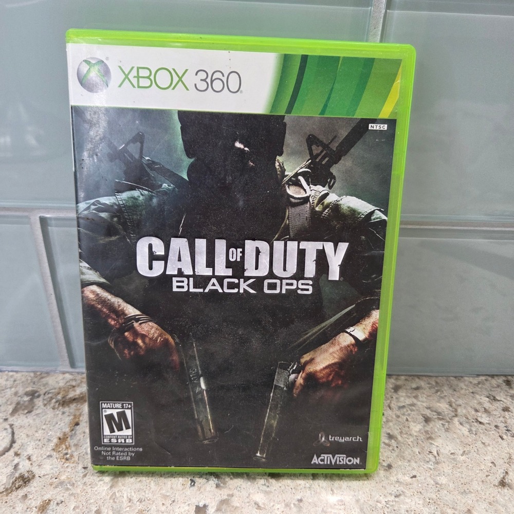Call of Duty Black Ops‎ XBOX 360 Rated M Complete CIB Disc Manual